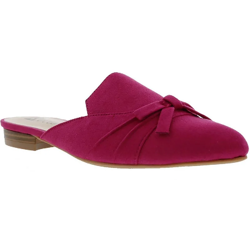 Lace Design Bellini Womens Flick Mule Slip On Dress Mules
