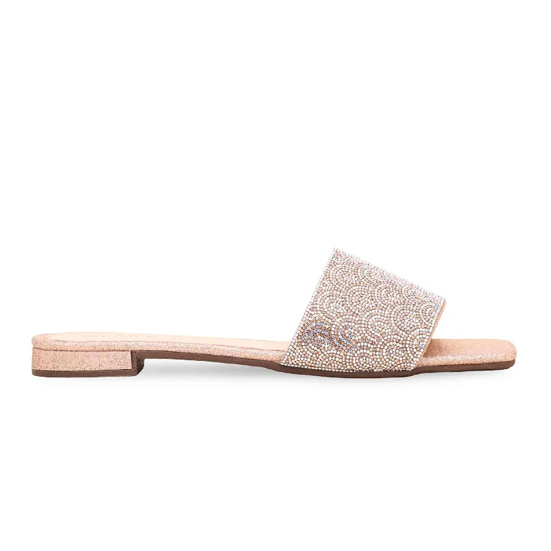 Dressing Tips Peach Fancy Slipper FN7784