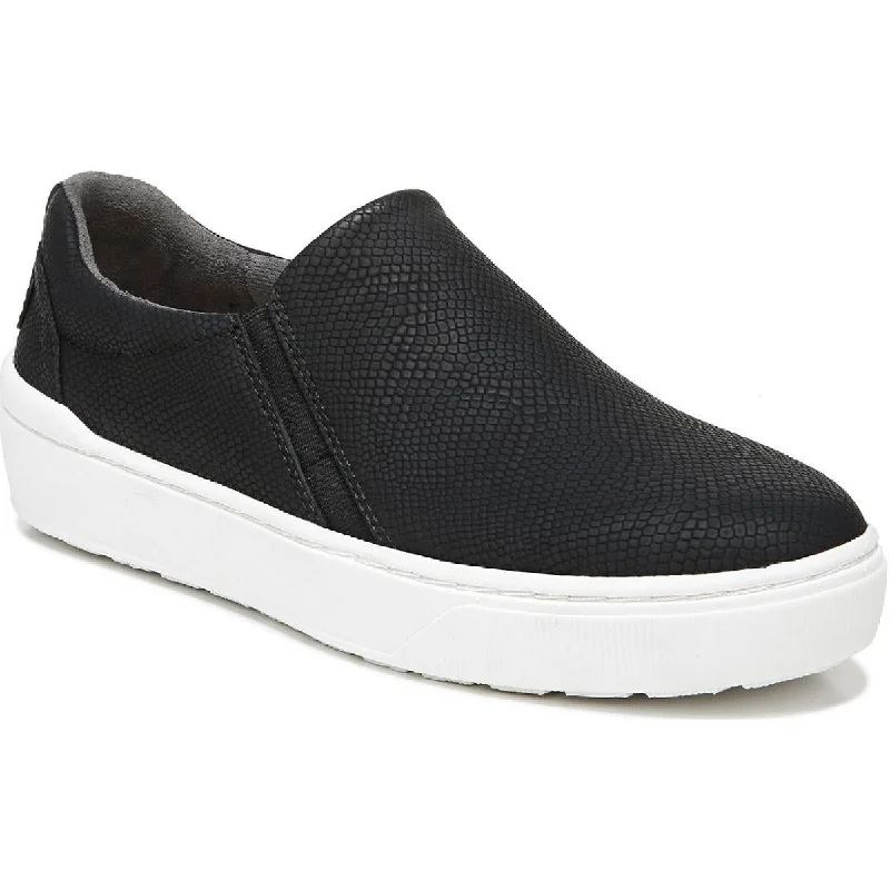End Of The Year Dr. Scholl's Shoes Womens Do It Right Faux Suede Lifestyle Slip-On Sneakers