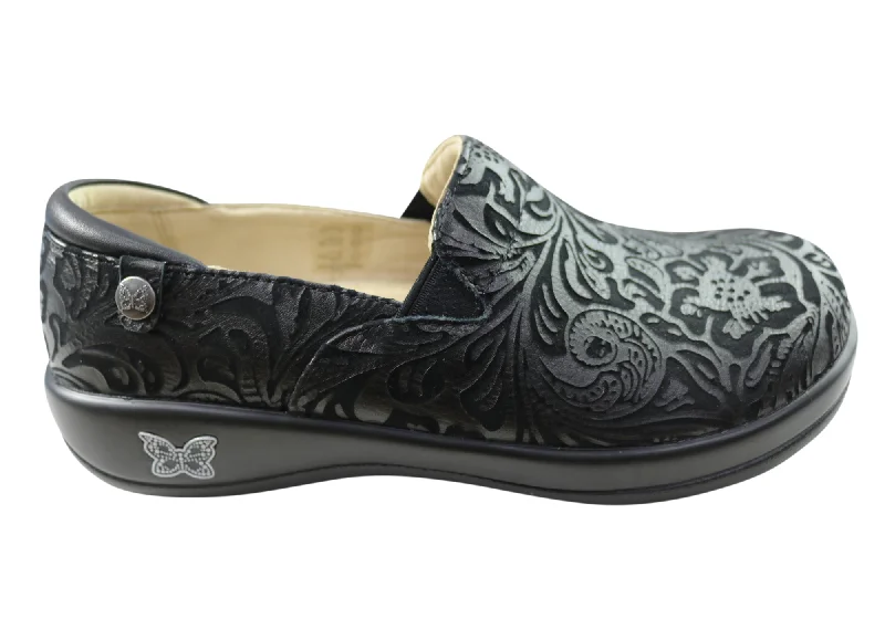 Fashion Classic Alegria Keli Womens Comfortable Leather Professional Slip On Shoes
