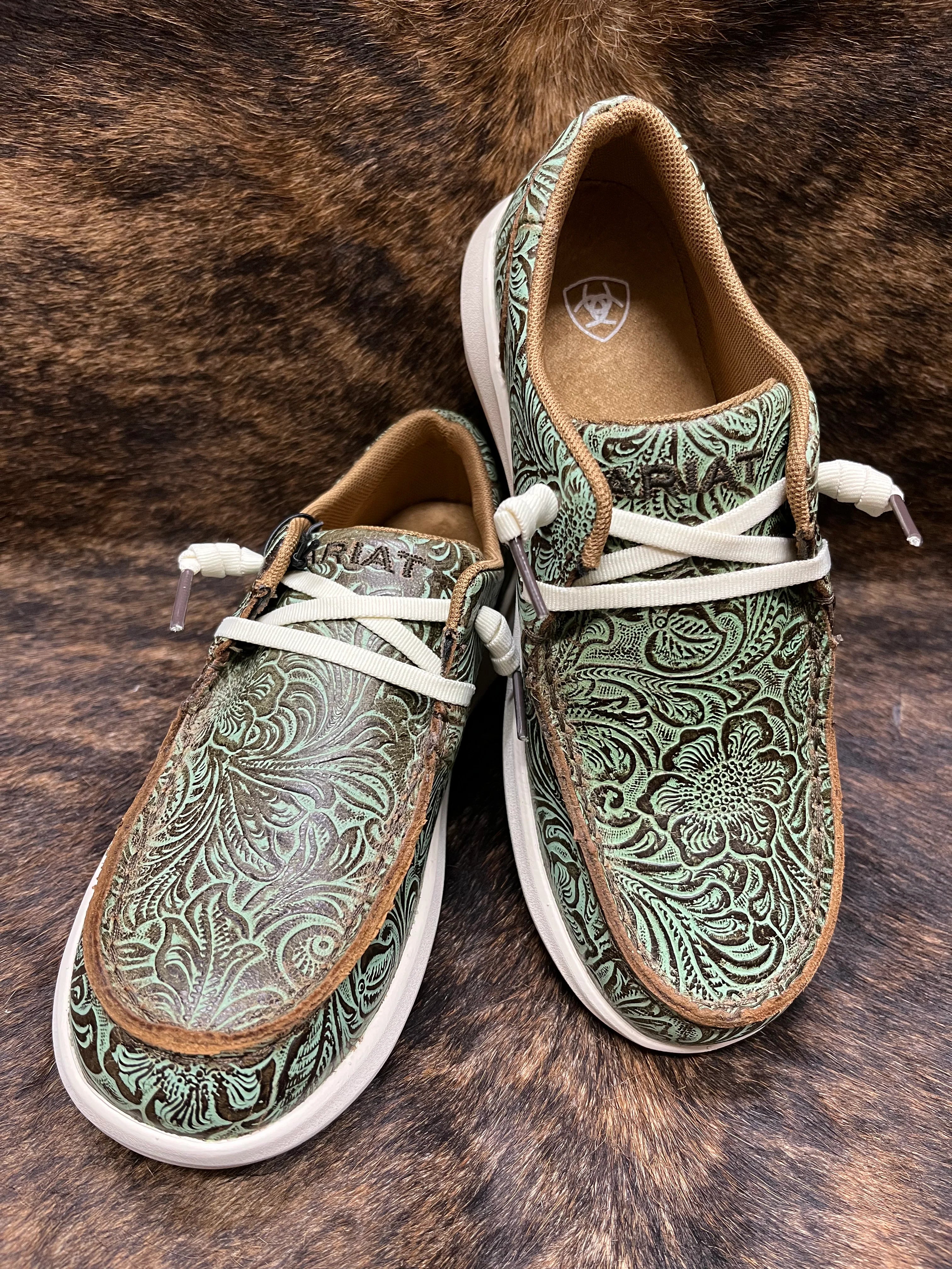 Unique Fashion Hilo Vintage Turquoise Floral
