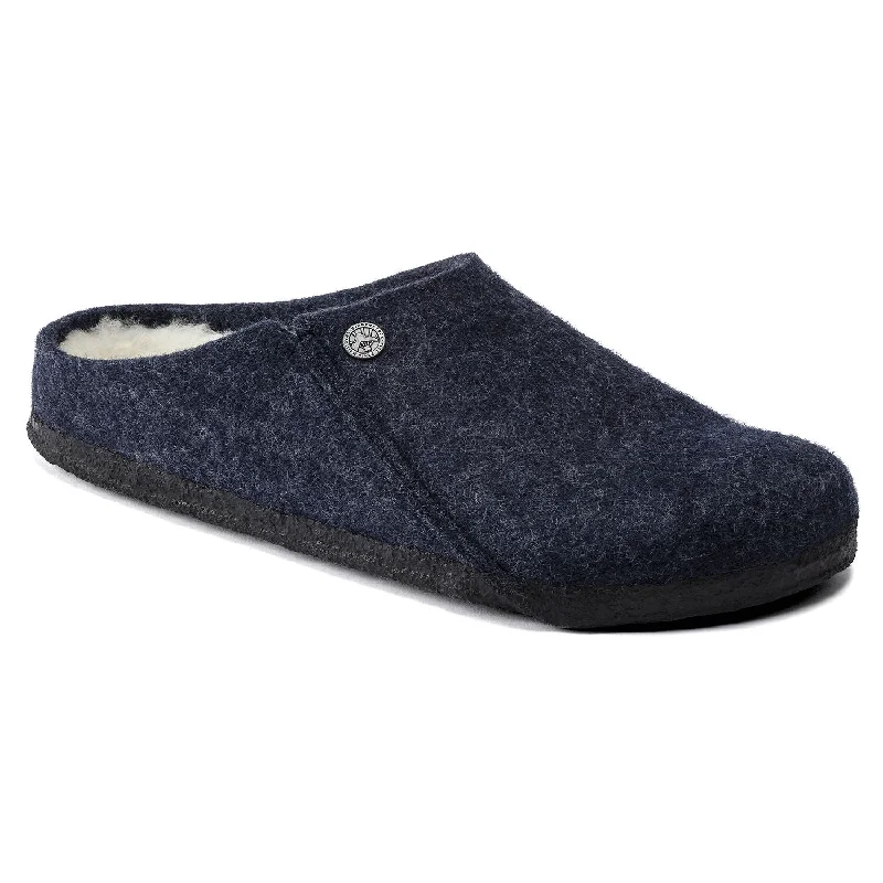 Creative Prints Zermatt Shearling Mule Slipper in Dark Blue