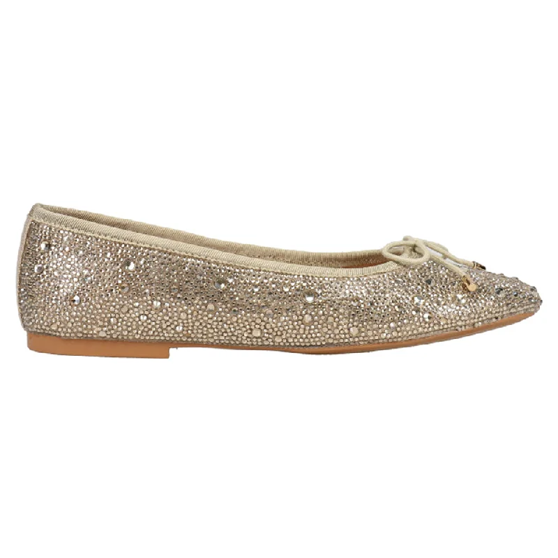 High-end Fashion Blossoms Rhinestone Ballet Flats