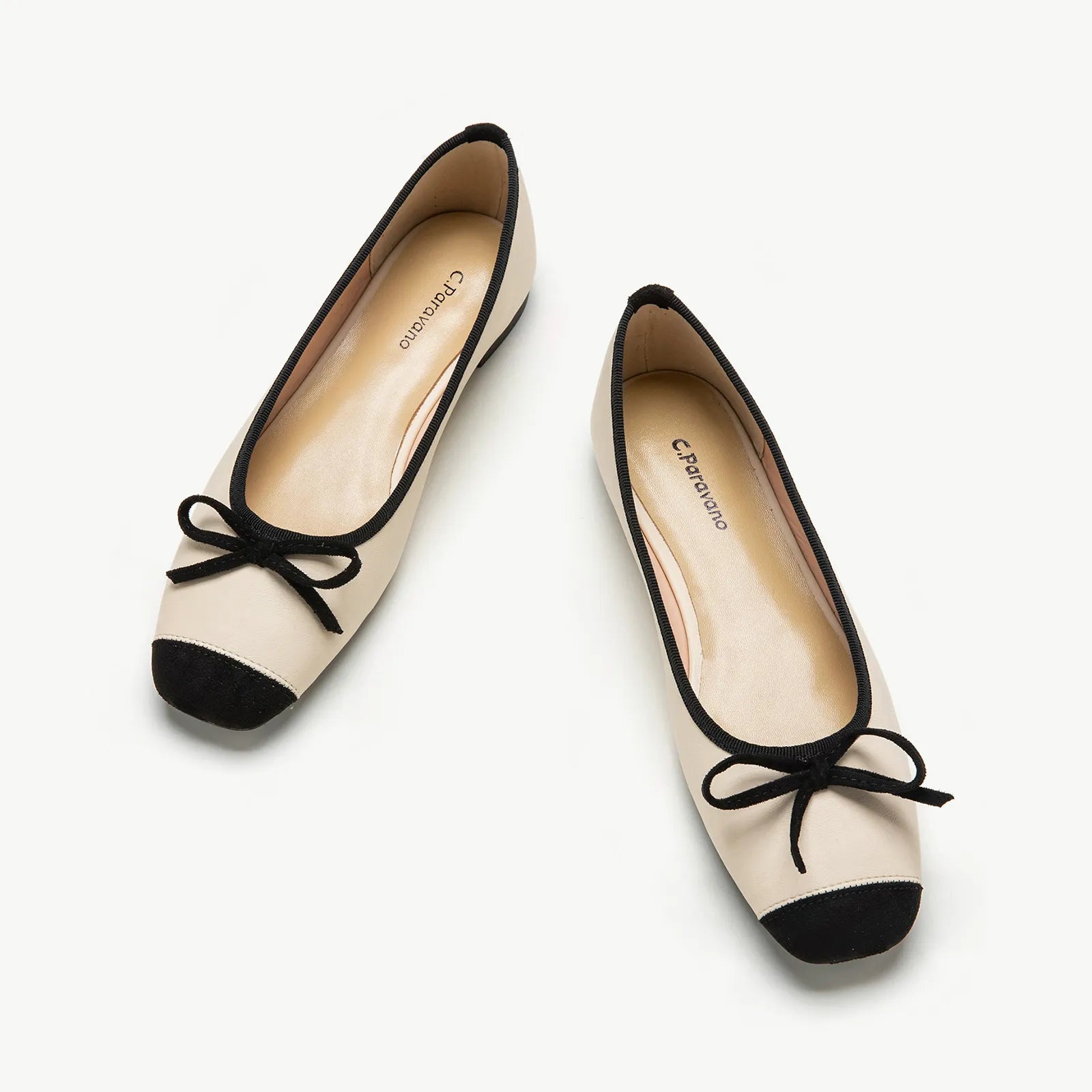 Design Trend Cap-Toe Ballet Flats (Elena)