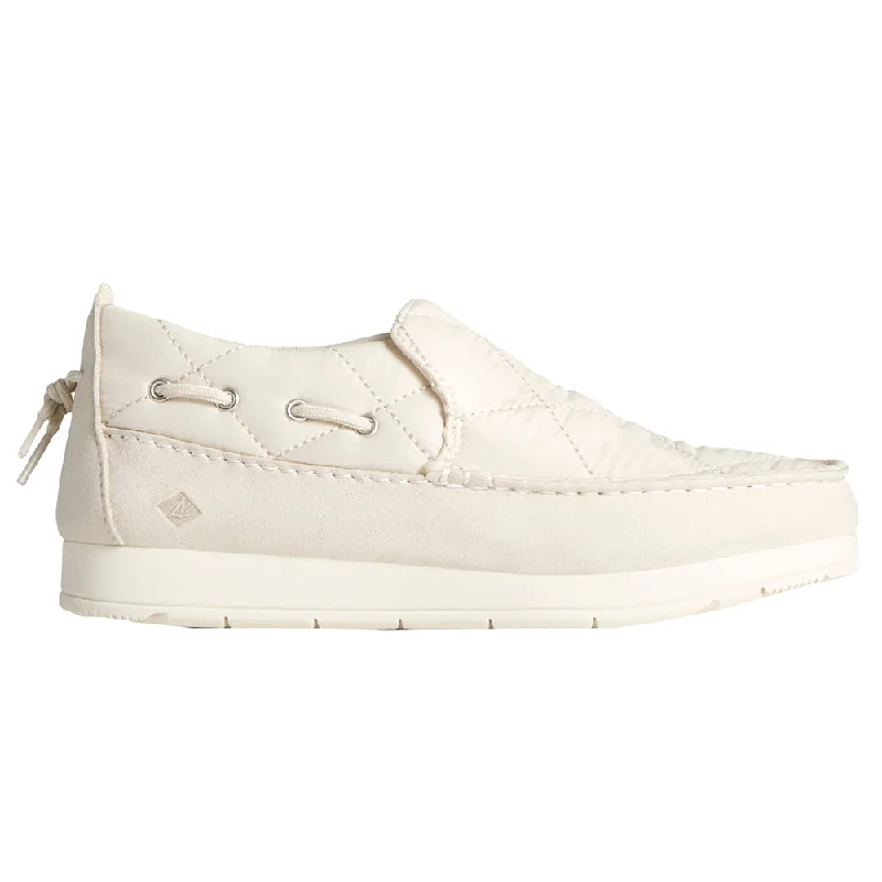 Exquisite Details Moc-Sider Quilted Slip On Flats