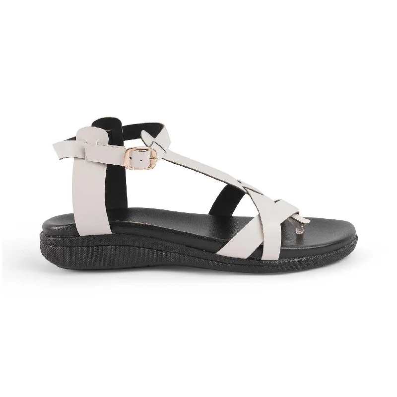High Street Design Tresmode Aglad White Women's Dress Platform Flats