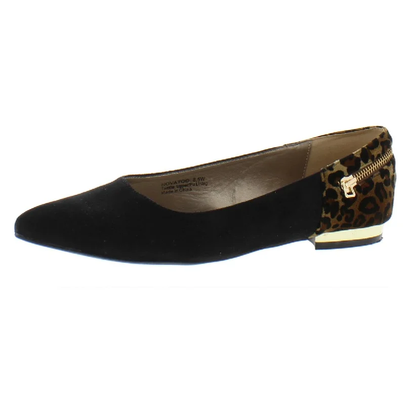 Free And Comfortable Bellini Womens Novatoo Faux Suede Slip On Flats