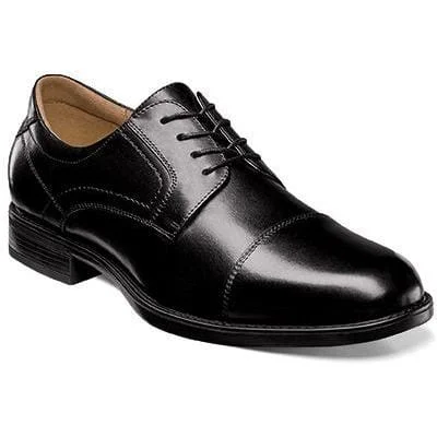 Romantic Temperament FLORSHEIM MIDTOWN CAP TOE OXFORD BLACK MEDIUM AND WIDE