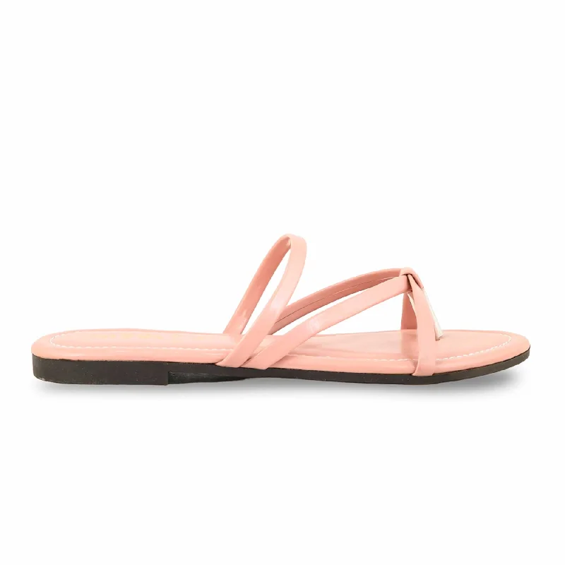Romantic Temperament Pink Casual Chappal CL1982