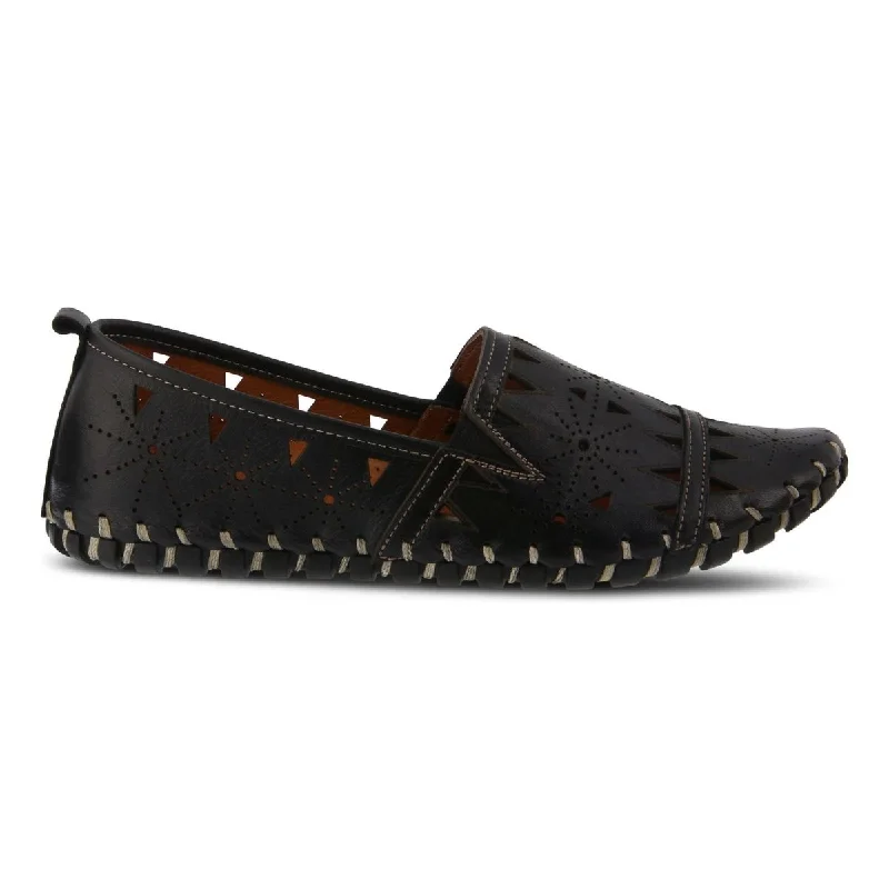 Quality Tailoring Spring Step Women's Fusaro Black Leather