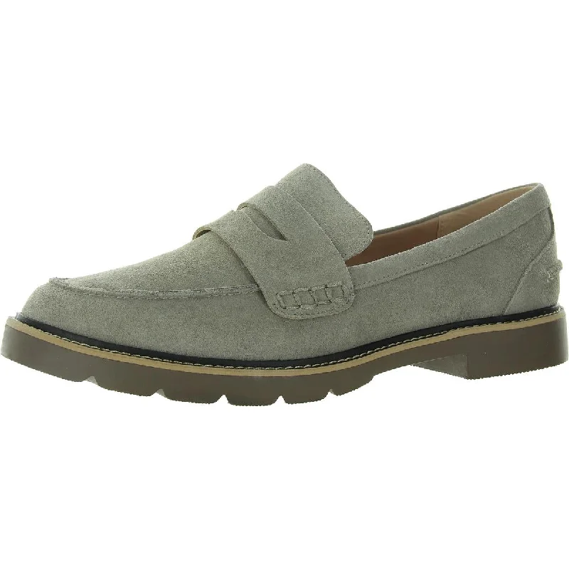 Exquisite Embroidery Blondo Womens PENNY Solid Suede Loafers