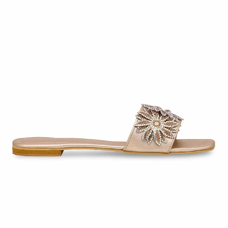 Personalized Wear Golden Fancy Slipper FN7821