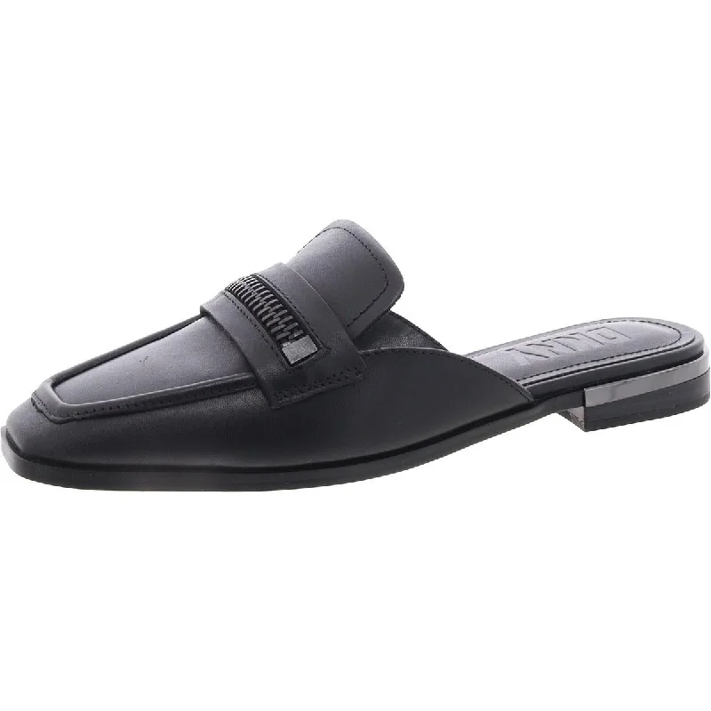 Cool Style DKNY Womens Elin Leather Loafer Mules