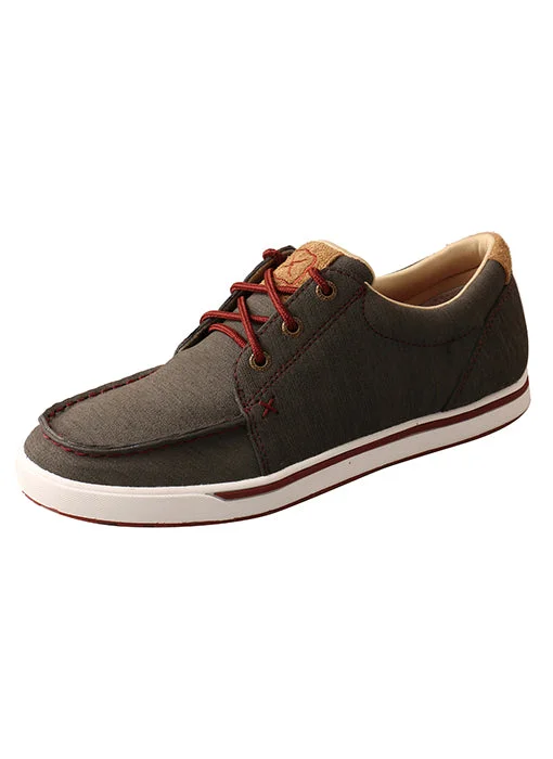 Minimal Style Women's Casual Kicks Dark Grey/Barn Red