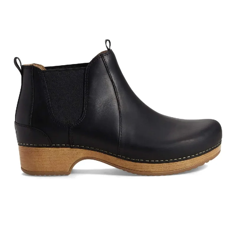 High-end Fashion Dansko Women's Becka Black Oiled Pull Up