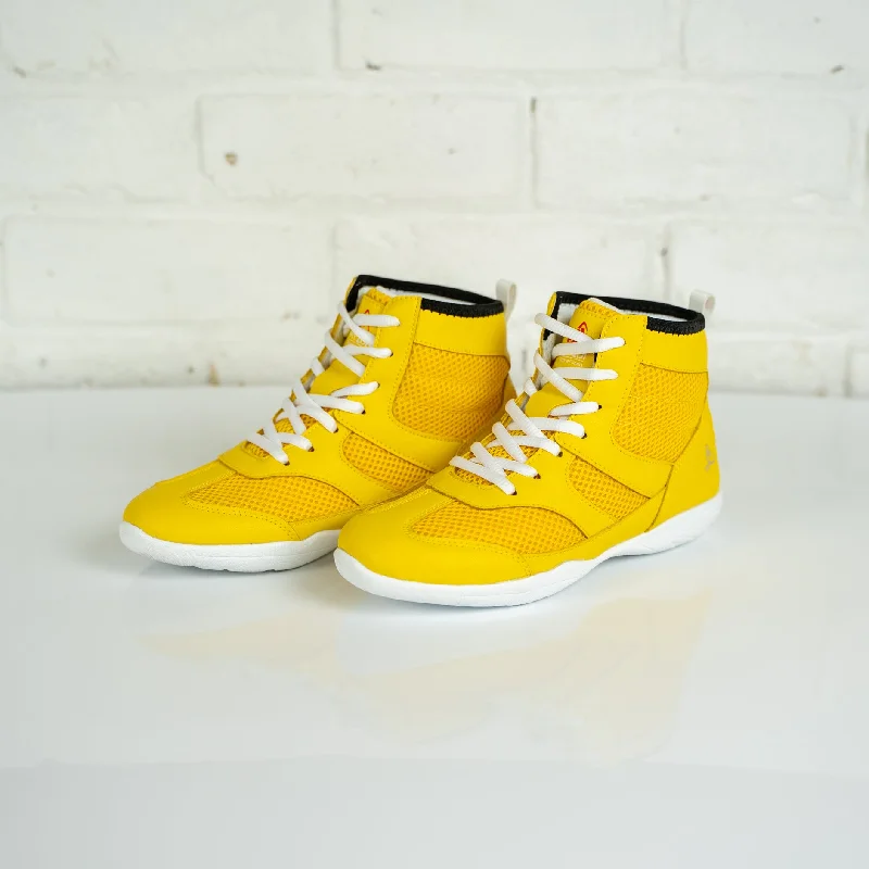High-end Fashion Vigor Hightop Dance Sneakers - Yellow