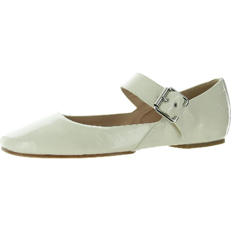 Classic Series Donald J. Pliner Womens Liane Buckle Patent Leather Mary Janes