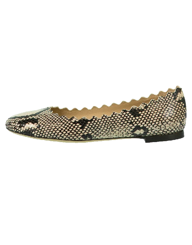 Fashion Design Lauren Snake Shoe
