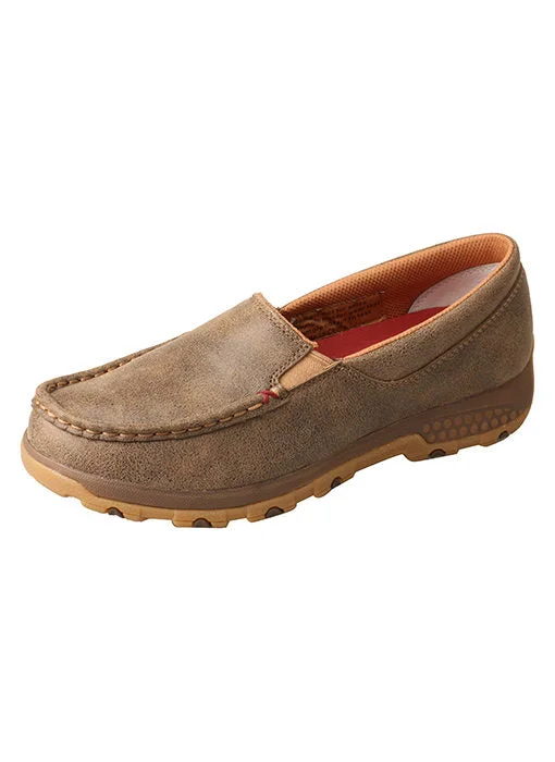 Comfortable Mind Women’s Slip-On Driving Moc with CellStretch Bomber