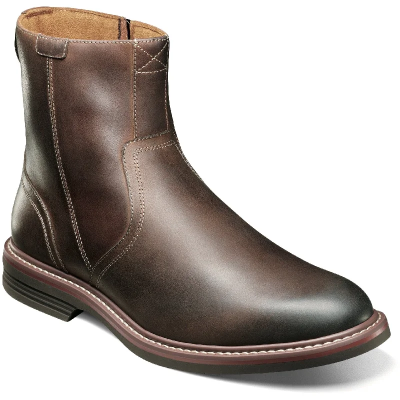 Fashionable And Fashionable FLORSHEIM NORWALK PLAIN TOE SIDE ZIP BOOT MEDIUM AND WIDE