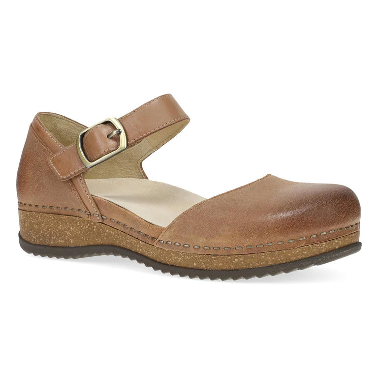 Exquisite Design Mae Timeless Suede Mary Jane in Burnished Taupe