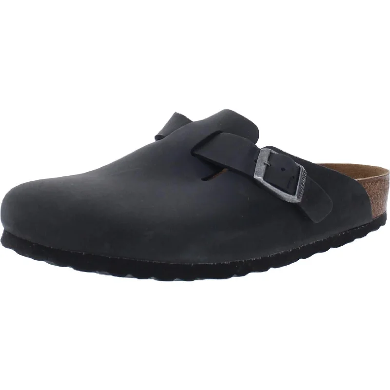 Exquisite Details Birkenstock Womens Boston  Leather Clogs