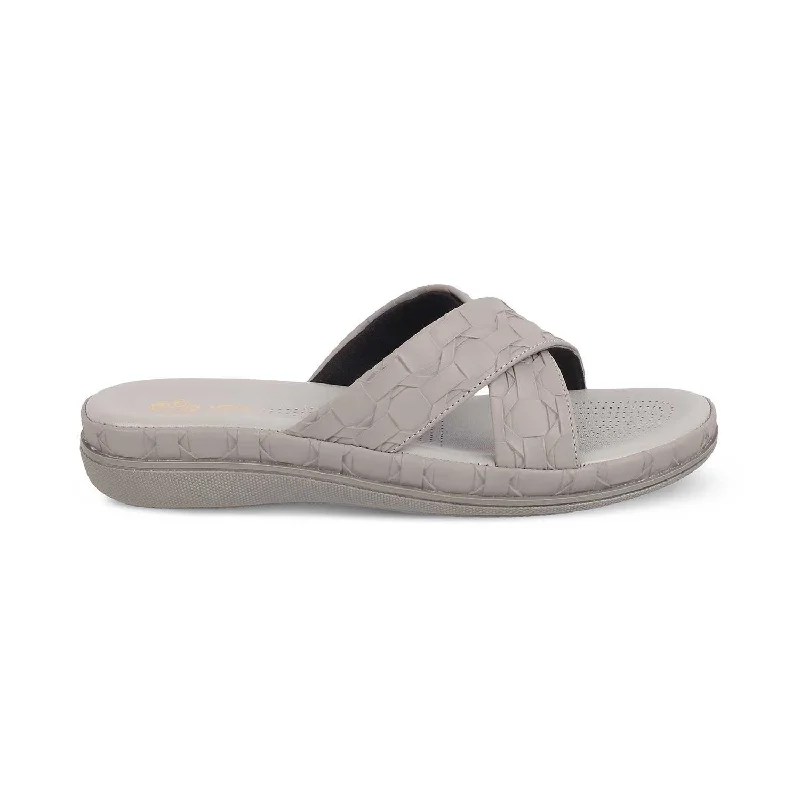 Youthful Vitality The Klinz Grey Women's Casual Flats Tresmode