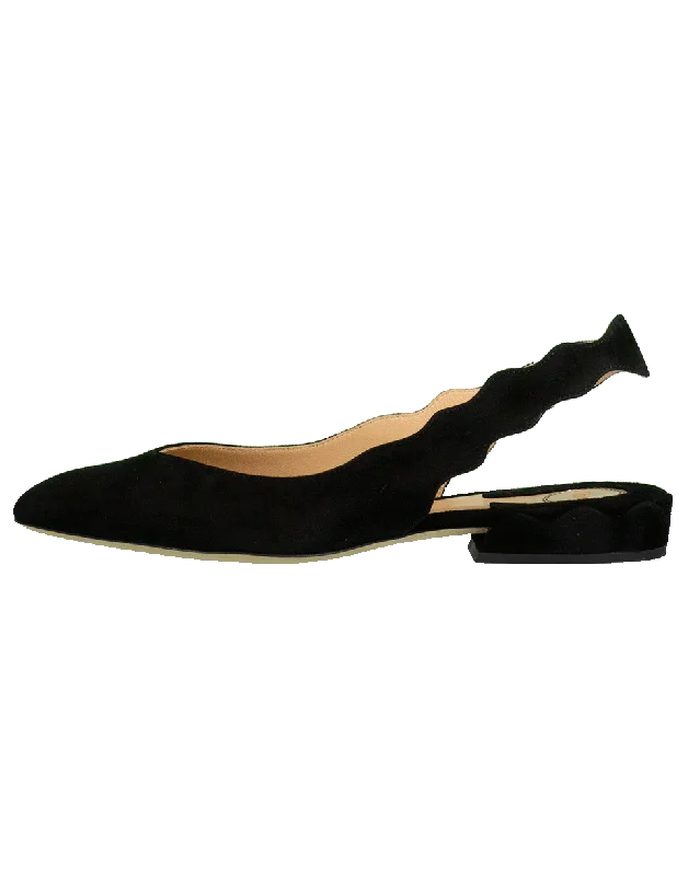 Basic Version Laurena Suede Slingback