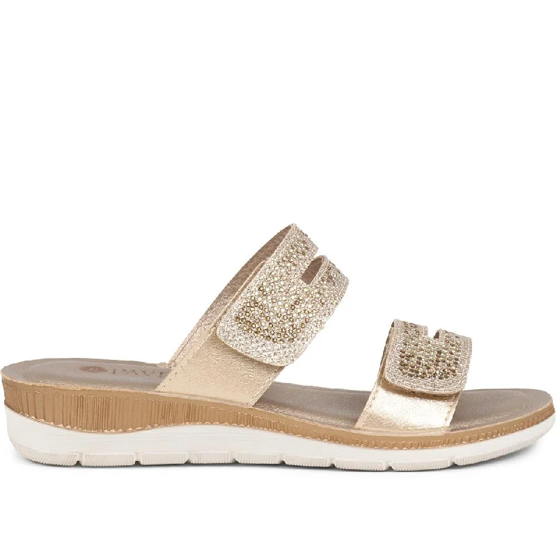 Personalized Wear Adjustable Mules - INB37033 / 323 593 - Gold