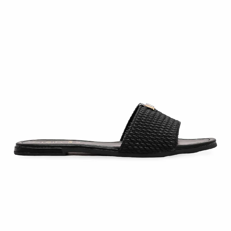 Fresh Wear Black Formal Slipper FR8246