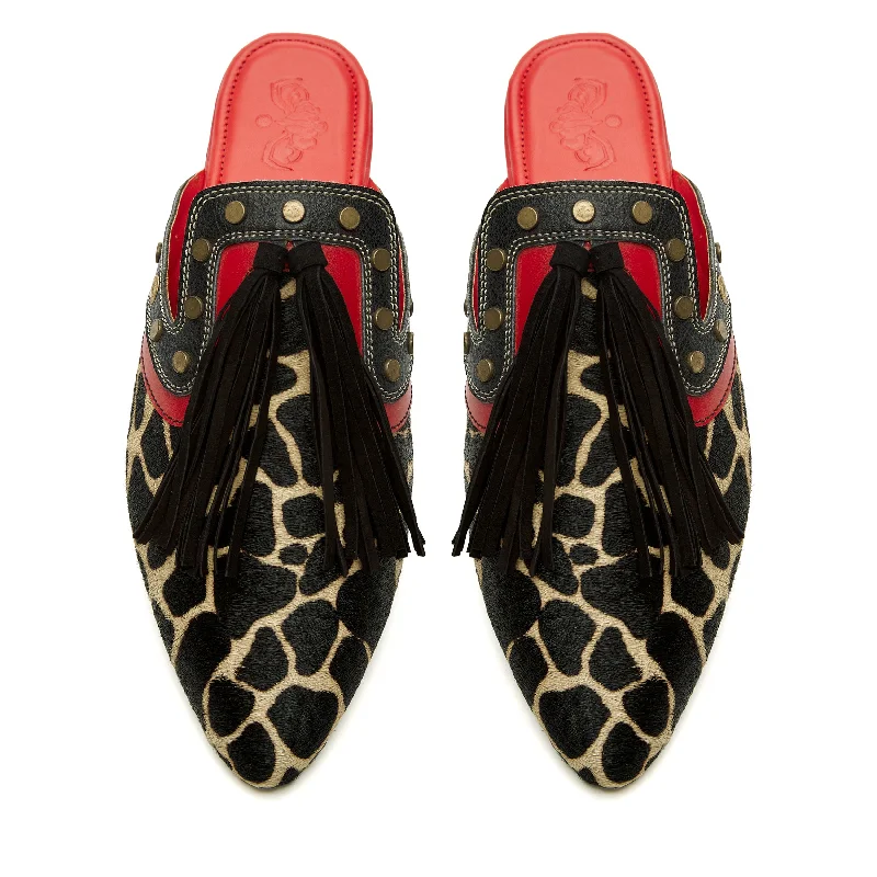 Fresh Wear Giraffe Cone Mules Women