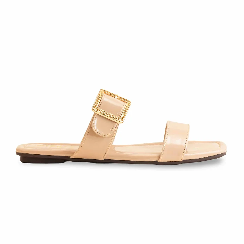 Fresh And Fashionable Fawn Casual Slipper CL2013