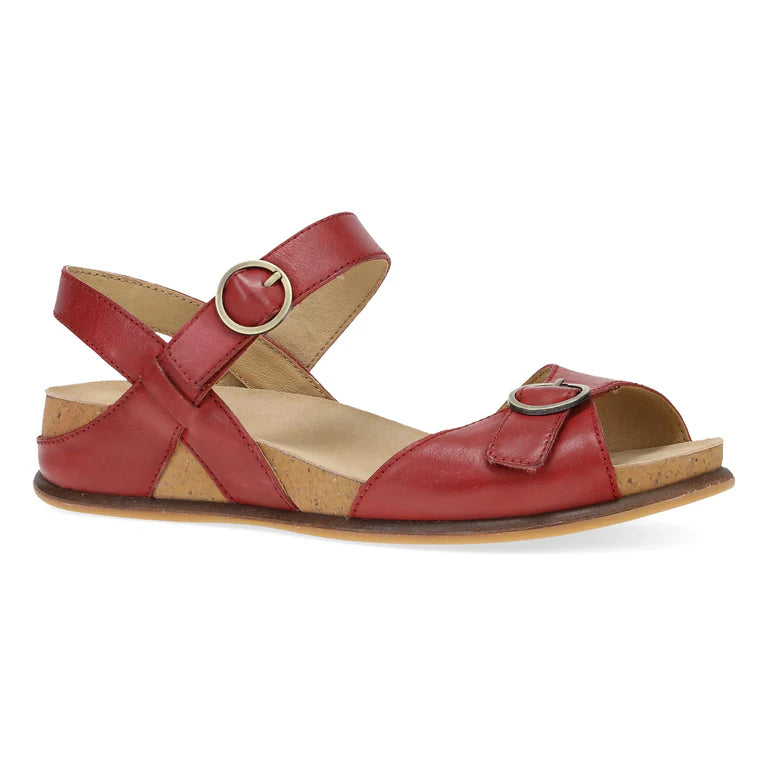 Printed Patterns Candace Sunny Weather Sandal in Red