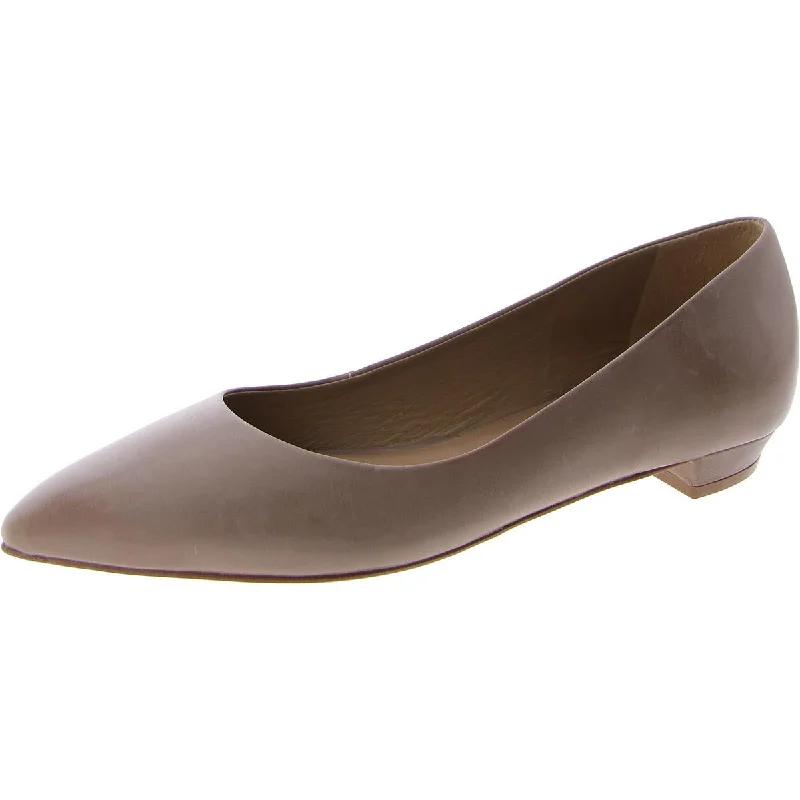 Multifunctional Style Bernardo Womens Leather Pointed toe Flat Shoes