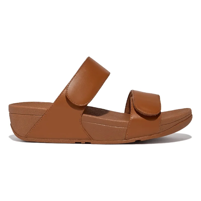 Luxury Classic FitFlop Women's Lulu Adjustable Light Tan Leather