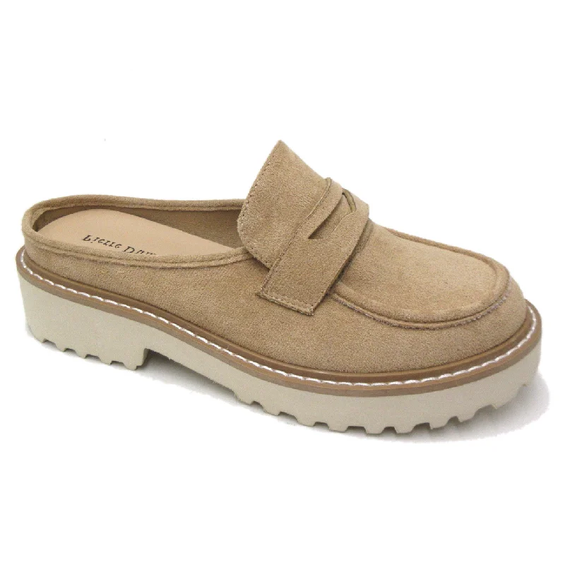 Retro Prints Pierre Dumas Women's Mora-4 Slip On Loafer - Taupe 82511-434