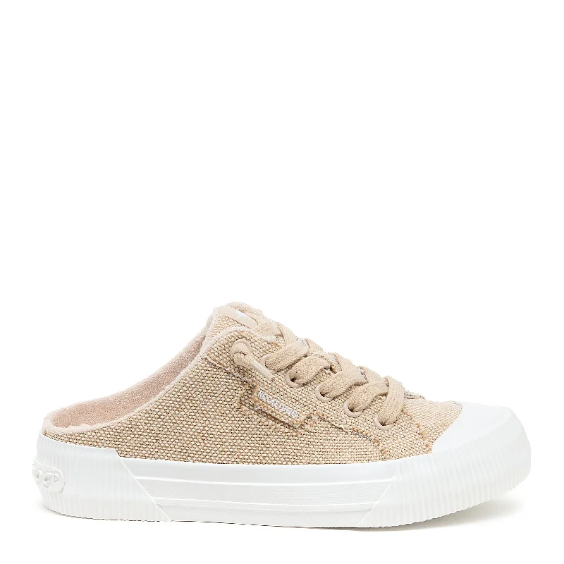 Fashion Must-have Cheery  Natural Jute Mule Sneaker