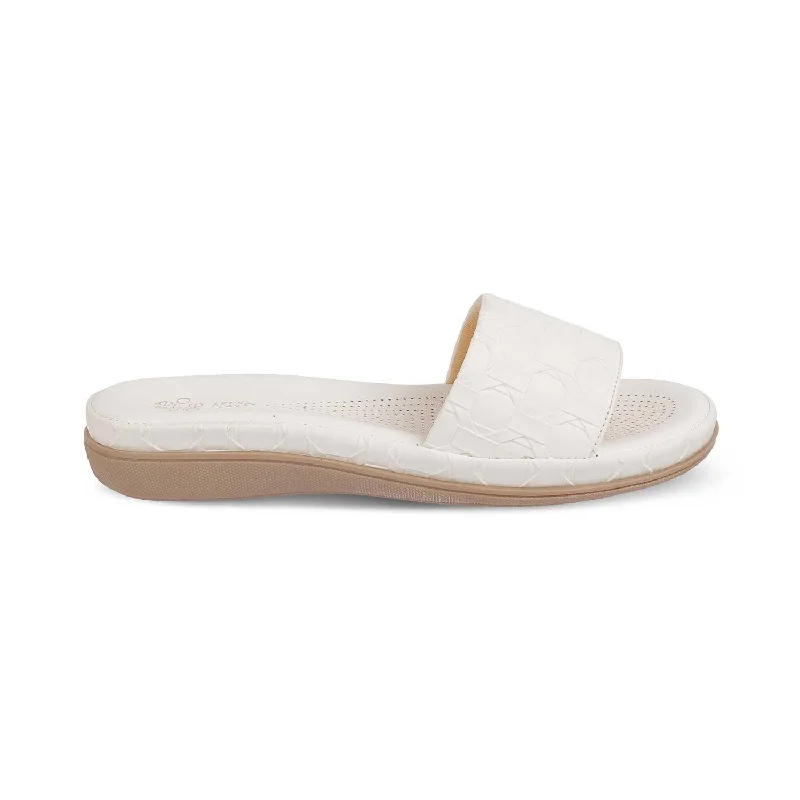 Practical Style The Vienna White Women's Casual Flats Tresmode