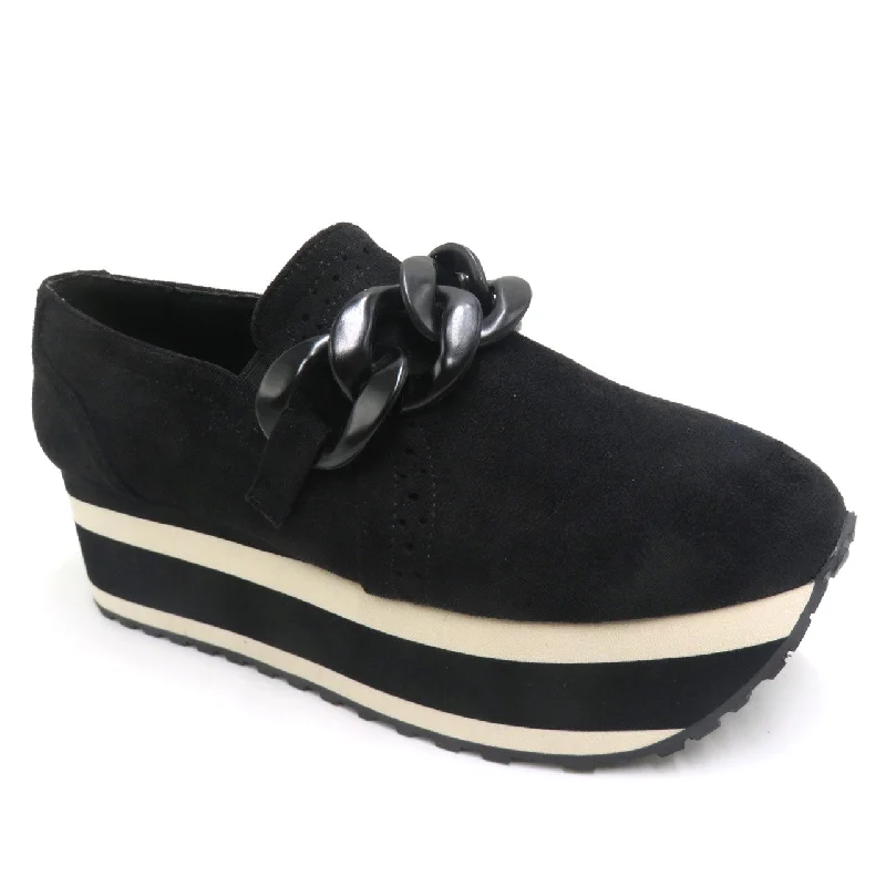 Minimal Classic Pierre Dumas Women's Paloma-1 Platform Loafer - Black 82506-401