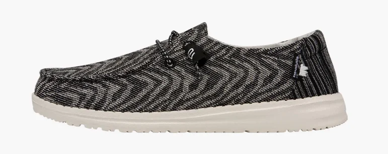 Fashionable In The Times Wendy Woven Black Zebra