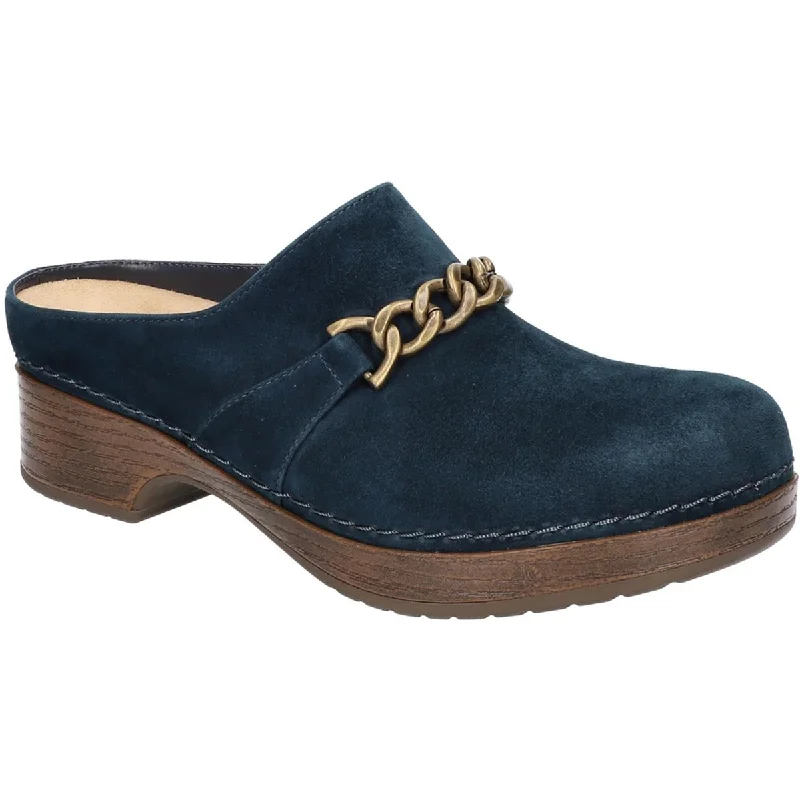 Fashion Selection Bella Vita Womens VENTURA Leather Slip On Clogs