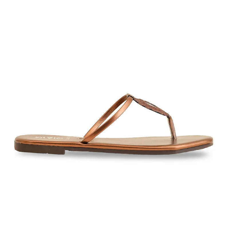 Celebrity Picks Copper Casual Chappal CL1909
