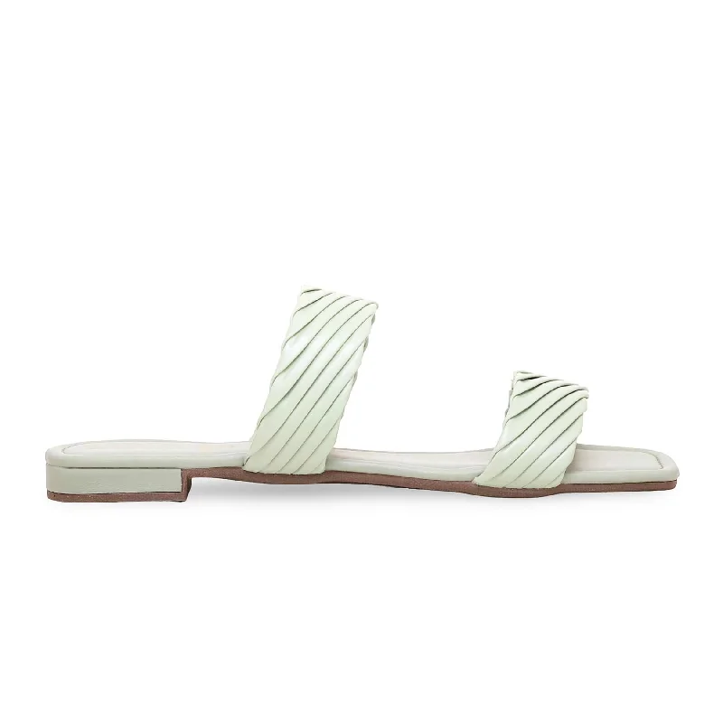 Printed Patterns Seagreen Formal Slipper FR8244