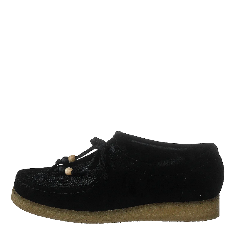 Bright Colors Wallabee Black Raffia