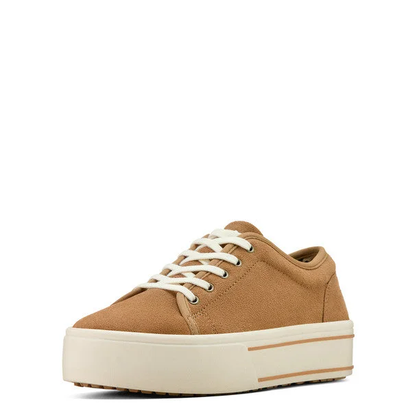 Classic Items Women's Skylar Shoe - Dark Tan Suede