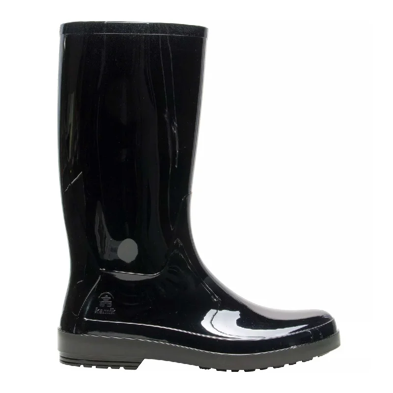 High-end Design Kamik Women's Heidi 2 Rubber 11in Black Waterproof