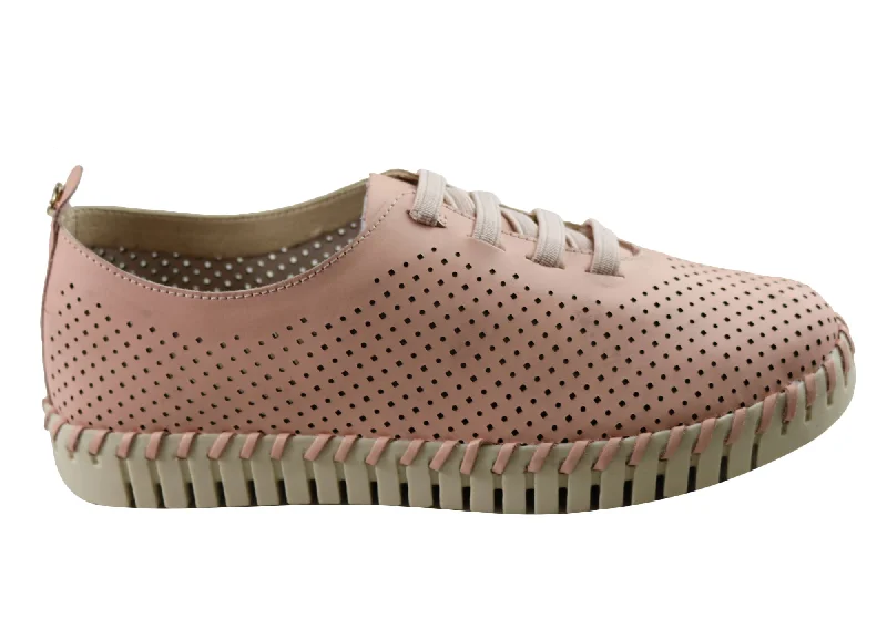 Fresh And Elegant Bottero Hollie Womens Comfortable Leather Casual Shoes Made In Brazil