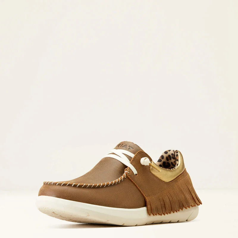 Classic Style Fringe Hilo - Brown Bomber