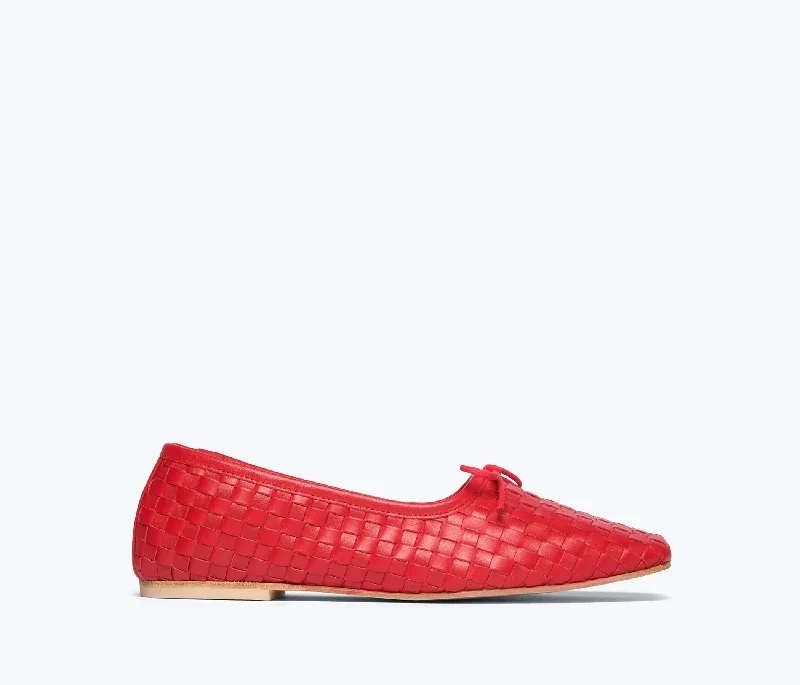 Goddess Outfit JADA SQUARE TOE BALLET FLAT
