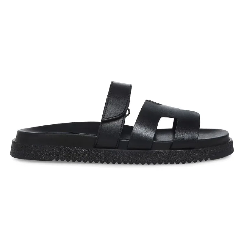 Elegant Wear Steve Madden Women's Mayven Black Leather